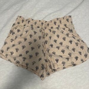 Pattern Linen Women's Shorts